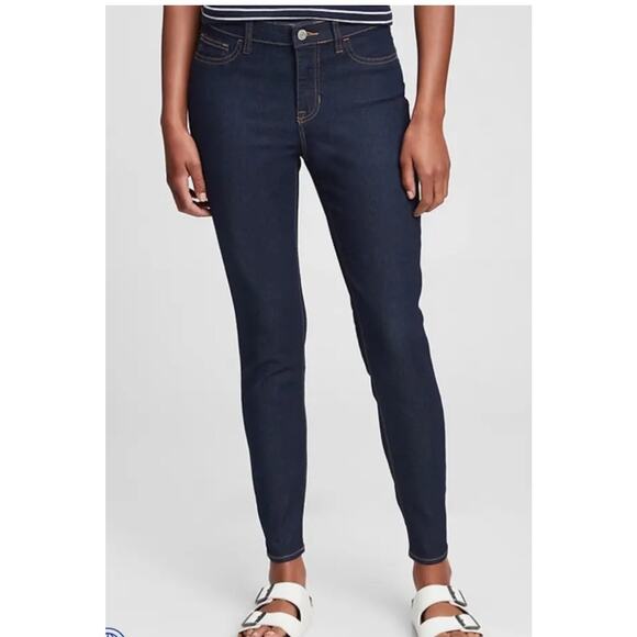 GAP 1969 Denim Women's 30t Mid Rise "Legging" Vintage Jeans - Picture 2 of 9